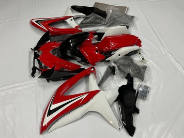 Discount 2008-2010 White Red Glossy Black Suzuki GSXR 600 / GSXR 750 Motorcycle Fairing Canada