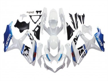 Discount 2008-2010 White Blue Stripe Suzuki GSXR 600 / GSXR 750 Motorcycle Fairings Canada