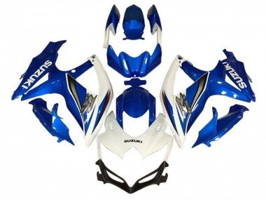 Discount 2008-2010 White Blue Silver Suzuki GSXR 600 / GSXR 750 Motorcycle Fairings Canada