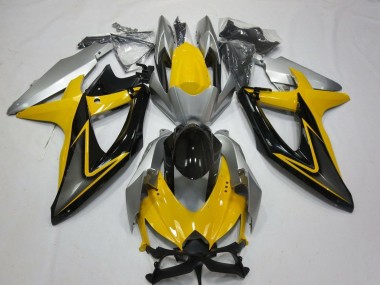 Discount 2008-2010 Yellow Silver Grey Black Suzuki GSXR 600 / GSXR 750 Motorcycle Fairings Canada