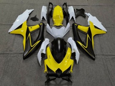 Discount 2008-2010 White Yellow Grey Black Suzuki GSXR 600 / GSXR 750 Motorcycle Fairings Canada