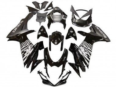 Discount 2011-2024 Glossy Black Silver Suzuki GSXR 600 / GSXR 750 Motorcycle Fairings Canada