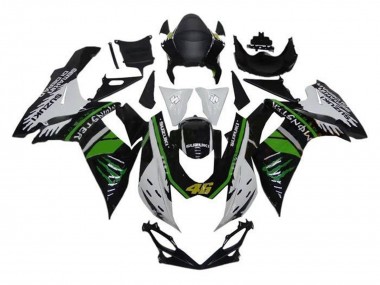 Discount 2011-2024 White Green Black Monster 46 Suzuki GSXR 600 / GSXR 750 Motorcycle Fairings Canada