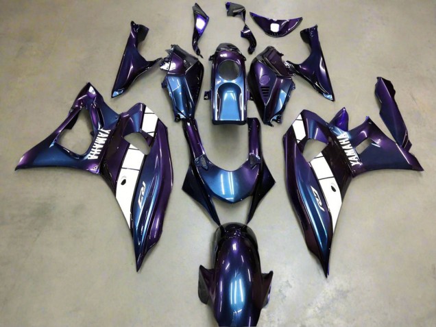 Discount 2021-2024 Chameleon Blue Purple White Yamaha YZF R7 Motorcycle Fairings Canada