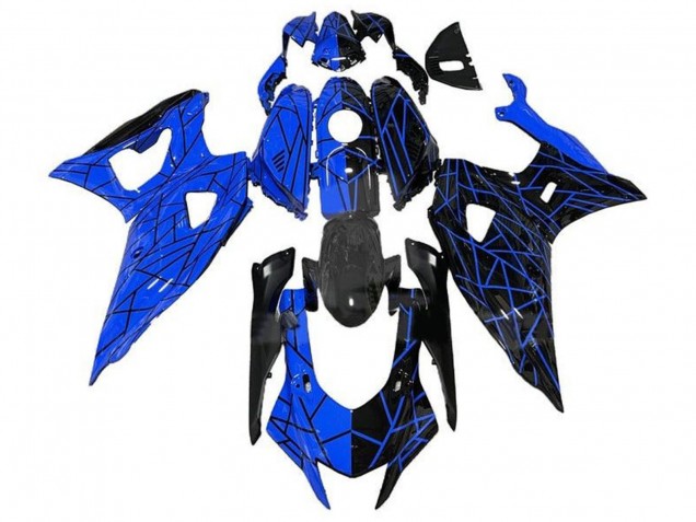 Discount 2021-2024 Blue Black Split Lines Yamaha YZF R7 Motorcycle Fairings Canada