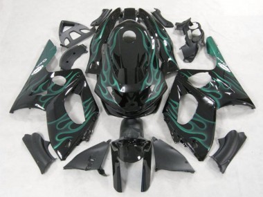 Discount 1996-2007 Black Green Flame Yamaha YZF600R Thundercat Motorcycle Fairings Canada