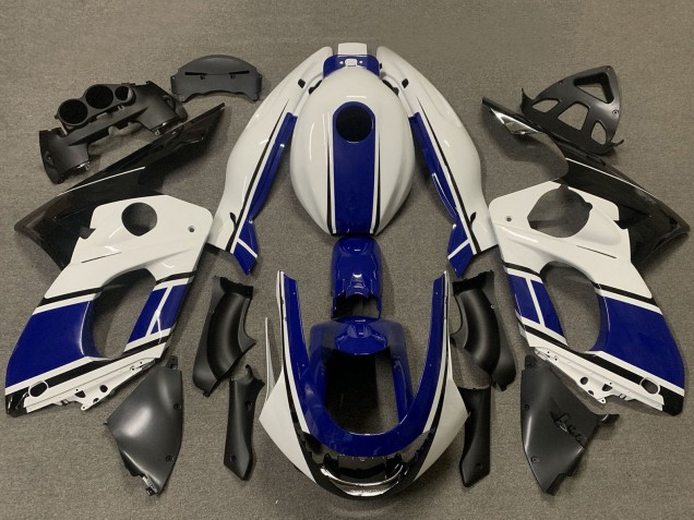 Discount 1996-2007 White Dark Blue Yamaha YZF600R Thundercat Motorcycle Fairings Canada