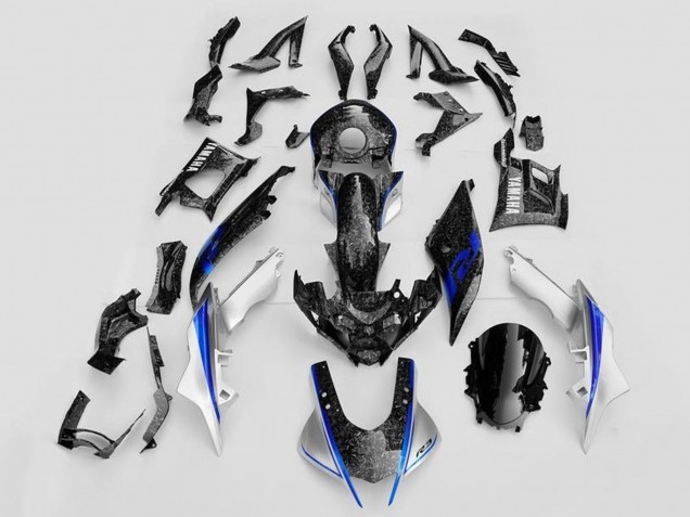 Discount 2019-2021 White Blue Black Forged Carbon Fiber Style Yamaha YZF R3/R25 Motorcycle Fairings Canada