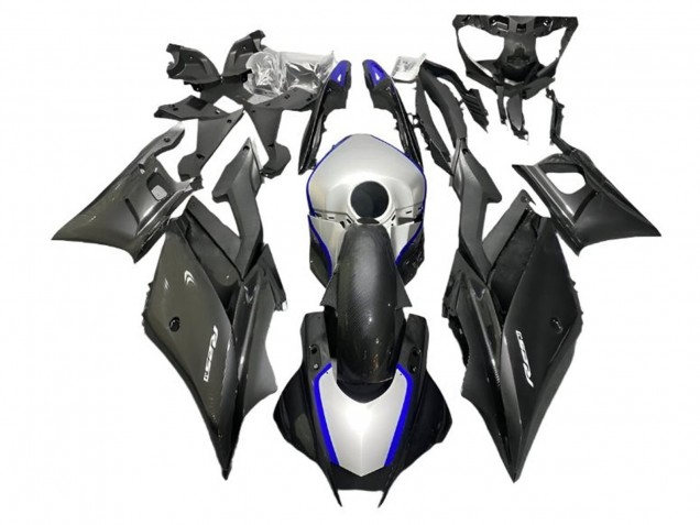Discount 2022-2024 Silver Blue Black Carbon Fiber Style Yamaha YZF R3/R25 Motorcycle Fairings Canada