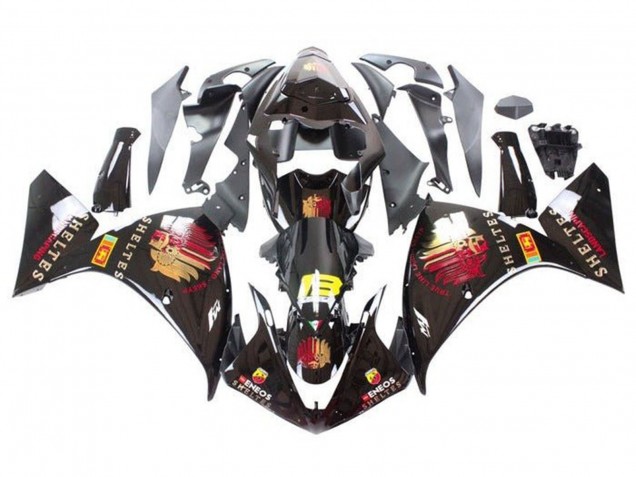 Discount 2009-2011 Glossy Black Red Yellow Sheltes Yamaha YZF 1000 R1 Motorcycle Fairings Canada