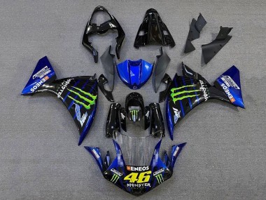 Discount 2009-2011 Blue Glossy Black Green Monster Energy Yamaha YZF 1000 R1 Motorcycle Fairings Canada