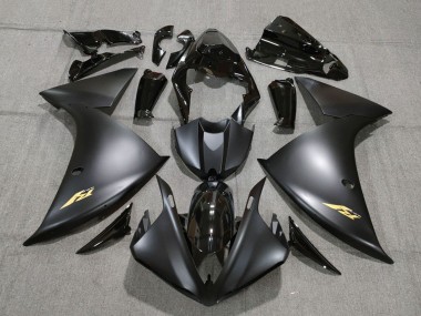 Discount 2009-2011 Glossy Black Matte Black Gold Yamaha YZF 1000 R1 Motorcycle Fairings Canada