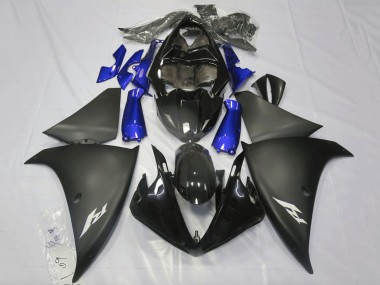 Discount 2009-2011 Glossy Black Matte Black Blue Yamaha YZF 1000 R1 Motorcycle Fairings Canada