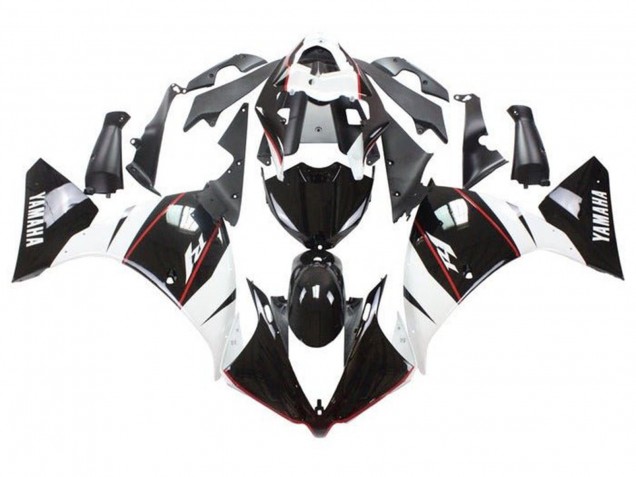 Discount 2009-2011 White Black Red Stripe Yamaha YZF 1000 R1 Motorcycle Fairings Canada