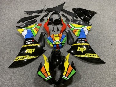 Discount 2009-2011 Black Yellow HP Color Wheel Yamaha YZF 1000 R1 Motorcycle Fairings Canada