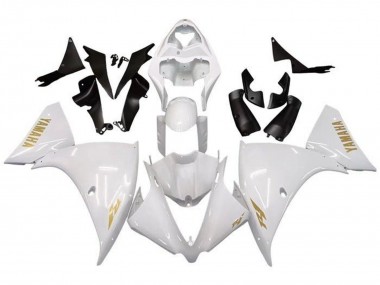 Discount 2009-2011 White Gold Decal Yamaha YZF 1000 R1 Motorcycle Fairings Canada
