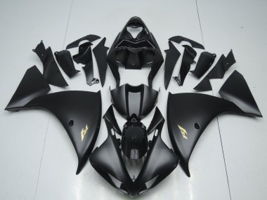 Discount 2009-2011 Matte Black Gold Decal Yamaha YZF 1000 R1 Motorcycle Fairings Canada