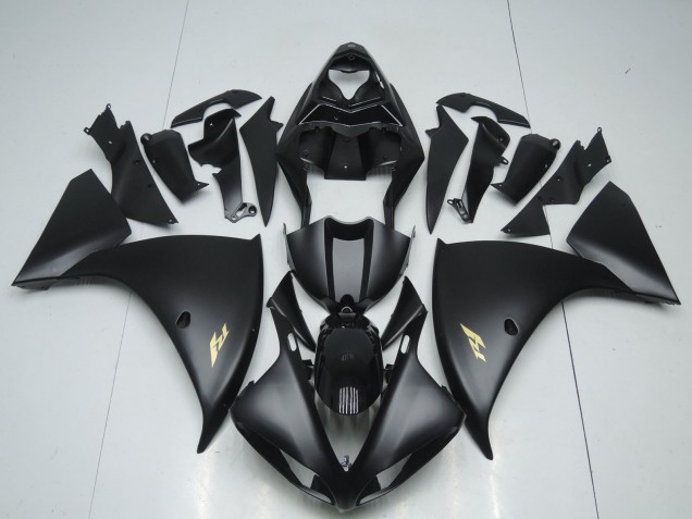 Discount 2009-2011 Matte Black Gold Decal Yamaha YZF 1000 R1 Motorcycle Fairings Canada