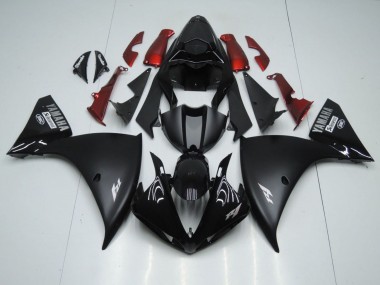 Discount 2009-2011 Glossy Black Matte Black White Decal Red Yamaha YZF 1000 R1 Motorcycle Fairings Canada