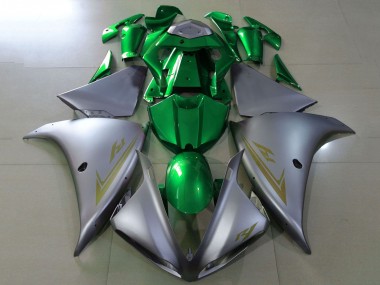 Discount 2009-2011 Silver Green Yamaha YZF 1000 R1 Motorcycle Fairings Canada