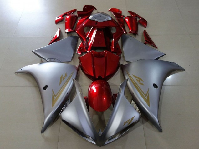 Discount 2009-2011 Silver Red Yamaha YZF 1000 R1 Motorcycle Fairings Canada