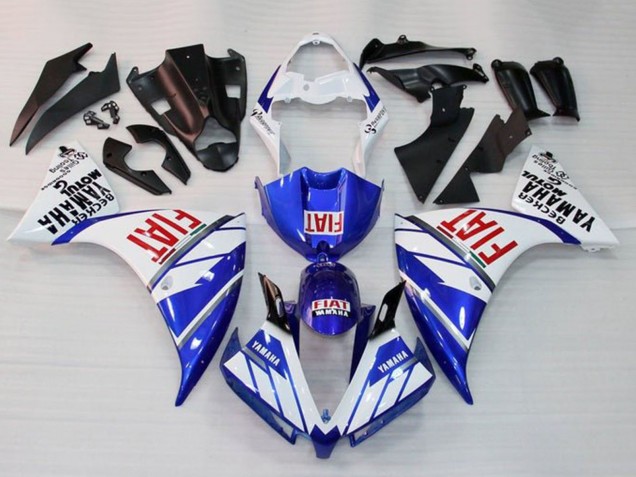 Discount 2009-2011 White Blue Red Fiat Yamaha YZF 1000 R1 Motorcycle Fairings Canada