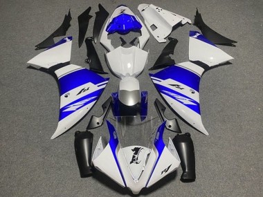 Discount 2009-2011 White Blue Silver Black Stripe Yamaha YZF 1000 R1 Motorcycle Fairings Canada