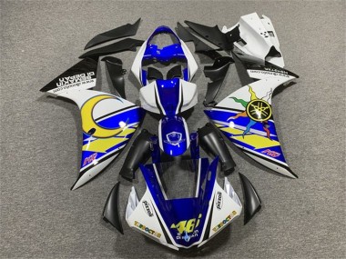 Discount 2009-2011 White Blue Yellow Black Sun Moon Yamaha YZF 1000 R1 Motorcycle Fairings Canada