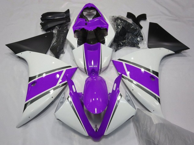 Discount 2009-2011 White Purple Black Yamaha YZF 1000 R1 Motorcycle Fairings Canada