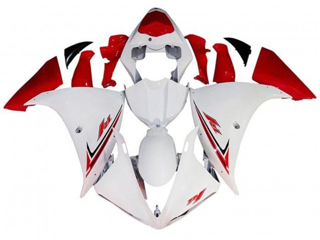 Discount 2009-2011 White Red Yamaha YZF 1000 R1 Motorcycle Fairings Canada