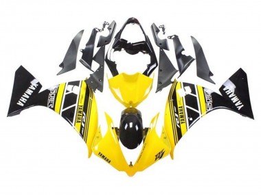 Discount 2009-2011 Yellow White Black Stripe Yamaha YZF 1000 R1 Motorcycle Fairings Canada