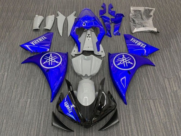 Discount 2012-2014 Nardo Grey Blue Black Yamaha YZF 1000 R1 Motorcycle Fairings Canada