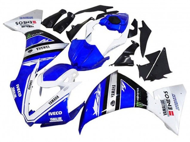 Discount 2012-2014 Blue White Black Green IVECO Yamalube Monster Yamaha YZF 1000 R1 Motorcycle Fairings Canada