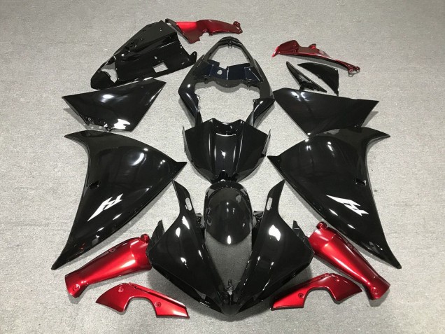 Discount 2012-2014 Glossy Black Red Yamaha YZF 1000 R1 Motorcycle Fairings Canada