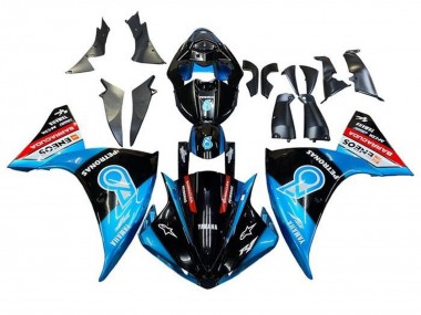 Discount 2012-2014 Glossy Black Blue White Red Petronas ENOES Barracuda Yamaha YZF 1000 R1 Motorcycle Fairings Canada