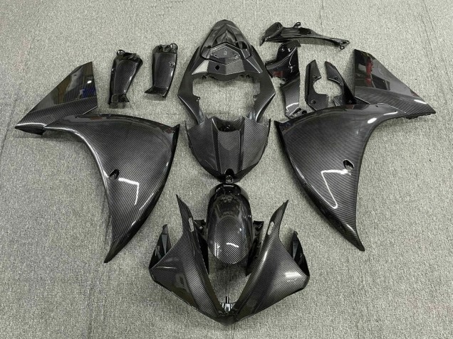 Discount 2012-2014 Faux Carbon Fiber Grey Black Yamaha YZF 1000 R1 Motorcycle Fairings Canada