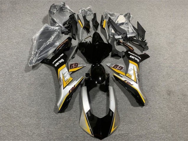 Discount 2015-2019 Silver Yellow Glossy Black Yamaha YZF 1000 R1 Motorcycle Fairings Canada