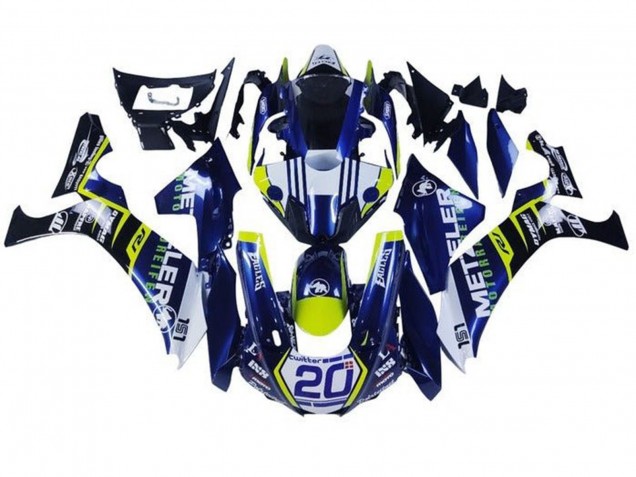 Discount 2015-2019 White Blue Yellow Black Yamaha YZF 1000 R1 Motorcycle Fairings Canada