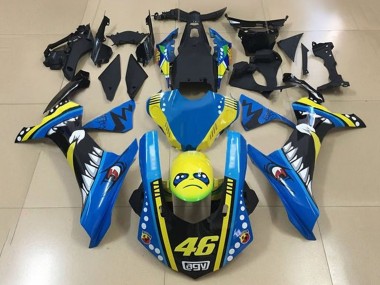 Discount 2015-2019 Blue Yellow Black Shark 46 Yamaha YZF 1000 R1 Motorcycle Fairings Canada