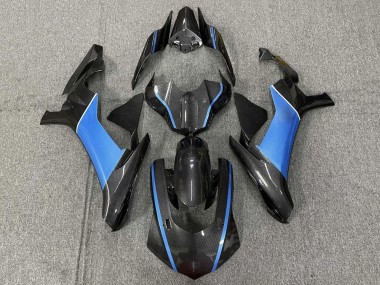 Discount 2015-2019 Faux Carbon Fiber Light Blue Yamaha YZF 1000 R1 Motorcycle Fairings Canada