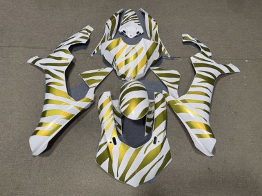Discount 2015-2019 White Gold Zebra Yamaha YZF 1000 R1 Motorcycle Fairings Canada