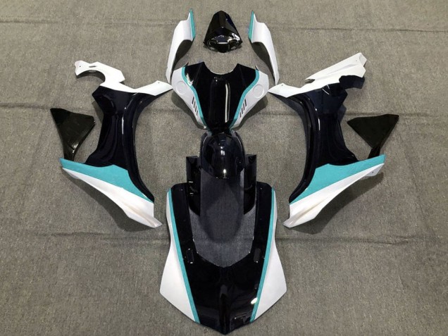 Discount 2015-2019 Black White Teal Blue Yamaha YZF 1000 R1 Motorcycle Fairings Canada