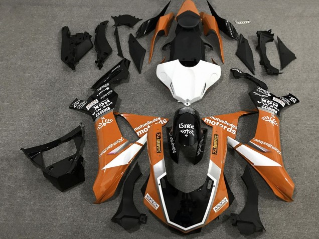 Discount 2015-2019 Orange White Glossy Black Yamaha YZF 1000 R1 Motorcycle Fairings Canada