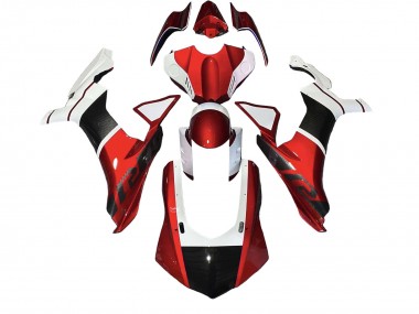 Discount 2020-2025 White Red Faux Carbon Fiber Yamaha YZF 1000 R1 Motorcycle Fairings Canada