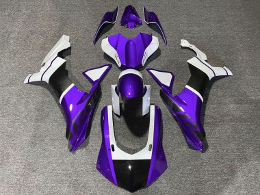 Discount 2020-2025 Purple White Faux Carbon Fiber Yamaha YZF 1000 R1 Motorcycle Fairings Canada