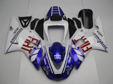 Discount 1998-1999 White Blue Red Yellow Fiat Petronas Motul Yamaha YZF 1000 R1 Motorcycle Fairings Canada