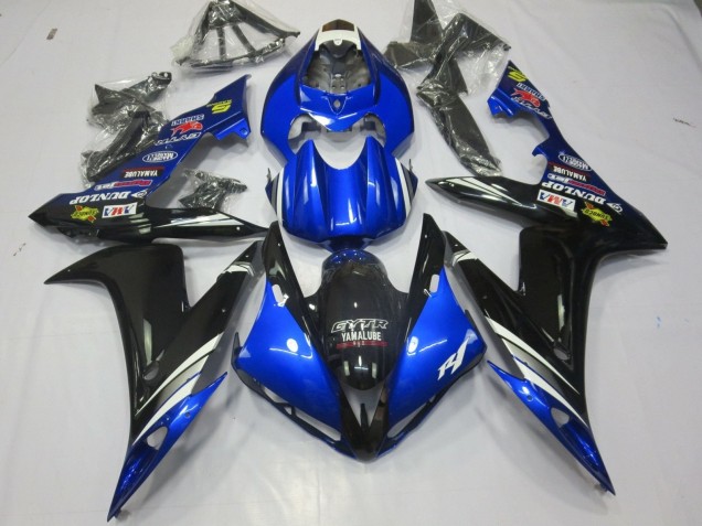 Discount 2004-2006 Blue White Silver Black GYTR Yamalube Dunlop Yamaha YZF 1000 R1 Motorcycle Fairings Canada