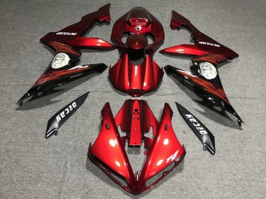 Discount 2004-2006 Red Matte Black Yamaha YZF 1000 R1 Motorcycle Fairing Canada