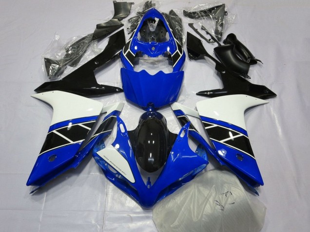 Discount 2007-2008 Blue White Black Yamaha YZF 1000 R1 Bike Fairings Canada