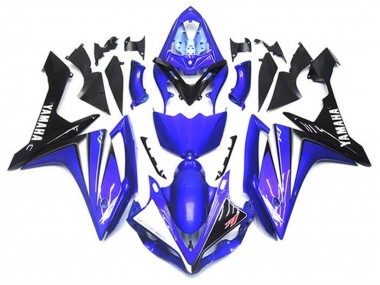 Discount 2007-2008 Blue White Black Yamaha YZF 1000 R1 Motorcycle Fairing Kits Canada